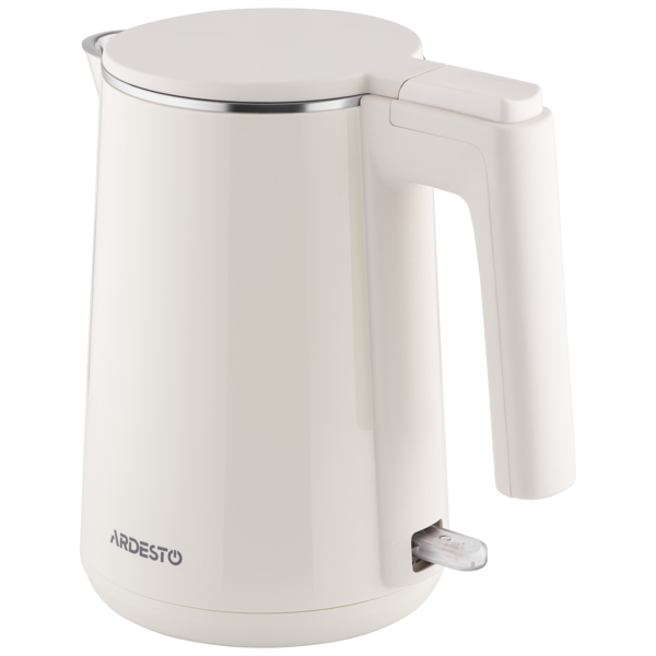 ელექტრო ჩაიდანი Ardesto EKL-F1BG, 1500W, 1L, Electric kettle, Beige