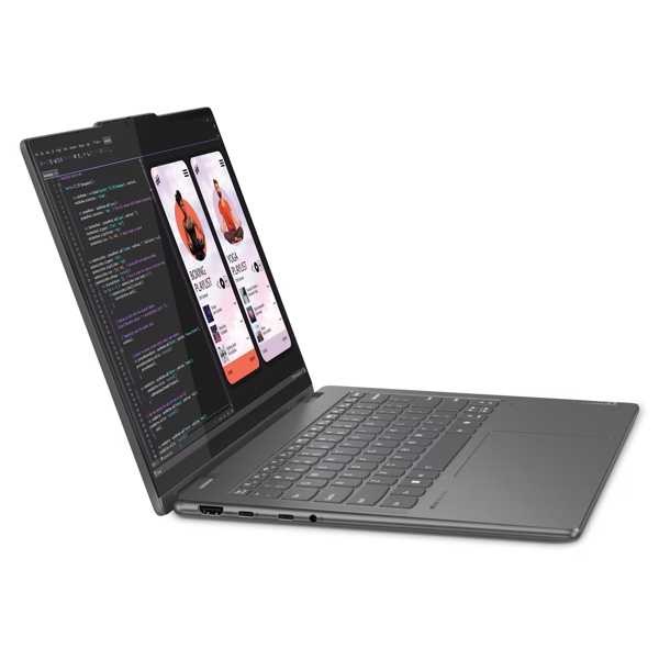 Notebook Lenovo 83DK009KKG Yoga 7 2-in-1 14AHP9, 14", Ryzen 5-8640HS, 16GB, 1TB SSD, Integrated, Storm Grey