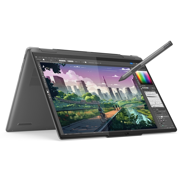 Notebook Lenovo 83DK009KKG Yoga 7 2-in-1 14AHP9, 14", Ryzen 5-8640HS, 16GB, 1TB SSD, Integrated, Storm Grey