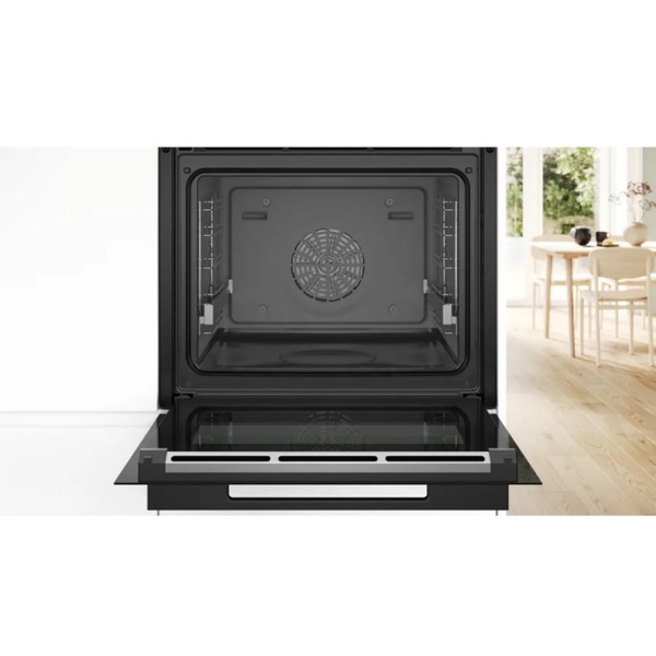 ჩასაშენებელი ელექტრო ღუმელი Bosch HSG958DB1S, 71L, Built-In Electric Oven, Black