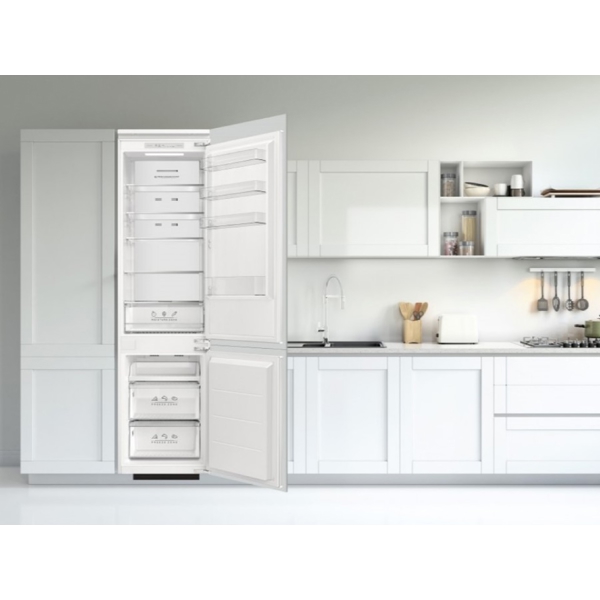 ჩასაშენებელი მაცივარი Frigelux CBNF190BI, E, 300L, Built-in Refrigerator, White