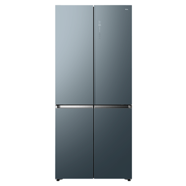 Refrigerator TCL TRTC-521CDWDB1, 476L, A+, NoFrost, Blue/Gray