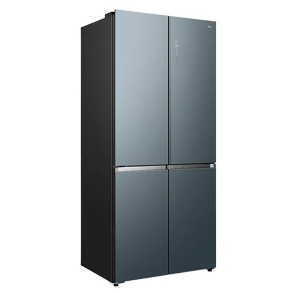 Refrigerator TCL TRTC-521CDWDB1, 476L, A+, NoFrost, Blue/Gray