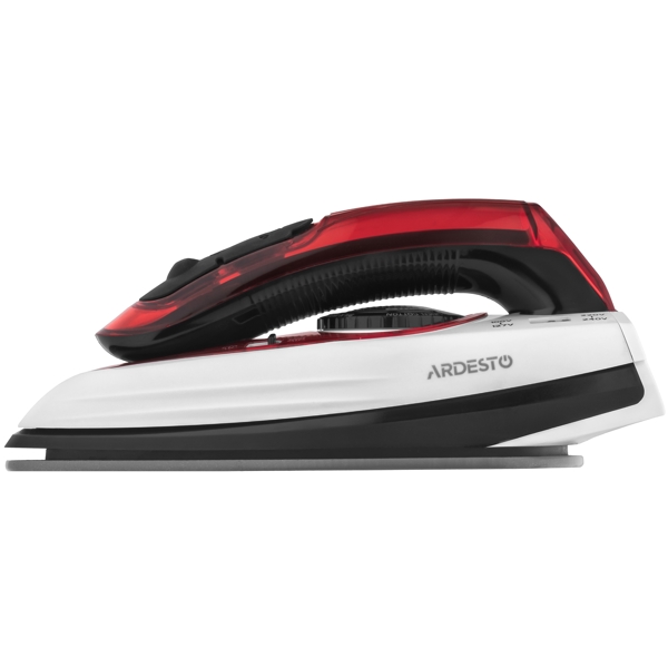 ორთქლის უთო Ardesto TI-S1200, 1000W, 70ML, Steam Iron, White/Red