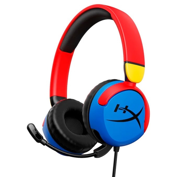 ყურსასმენი HP 7G8F3AA HyperX Cloud Mini, Gaming Headset, Wired, USB, 3.5mm, Red/Blue