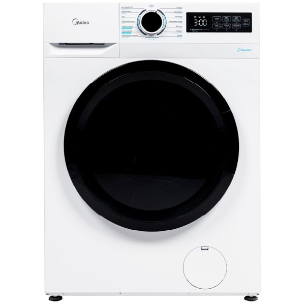 სარეცხი მანქანა Midea MF01610US40/W, 6Kg, A+, 1000Rpm, 79Db, Washing Machine, White