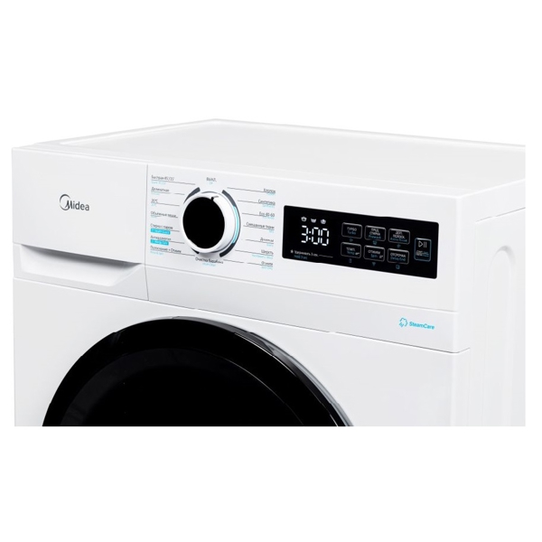 სარეცხი მანქანა Midea MF01610US40/W, 6Kg, A+, 1000Rpm, 79Db, Washing Machine, White