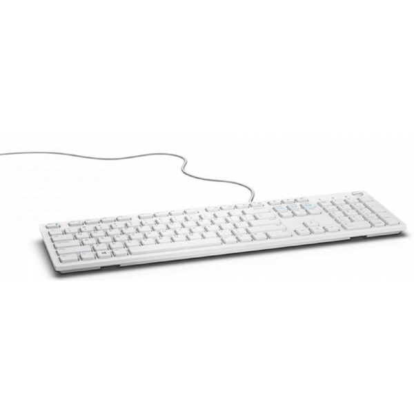 კლავიატურა Dell 580-ADGM KB216, Wired, USB, Keyboard, White