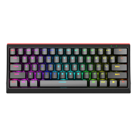 კლავიატურა Marvo KG962G, Wired, RGB, USB-C, Gaming Keyboard, Black