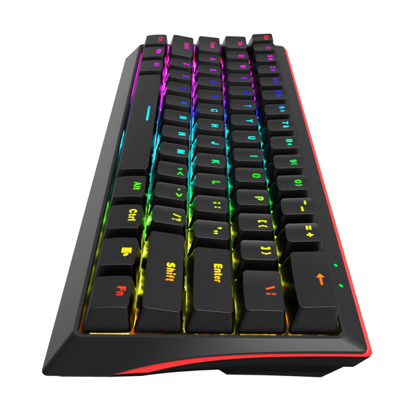 კლავიატურა Marvo KG962G, Wired, RGB, USB-C, Gaming Keyboard, Black