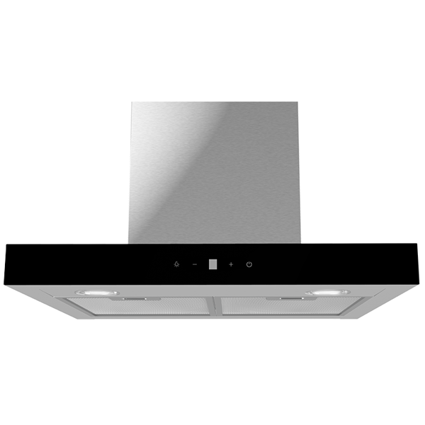 Hood Midea 60M77, 600m³/H, Black/Silver