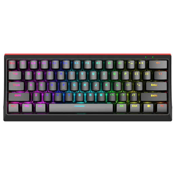 Gaming Keyboard Marvo KG962G EN-B, Wired, RGB, USB-C, Black