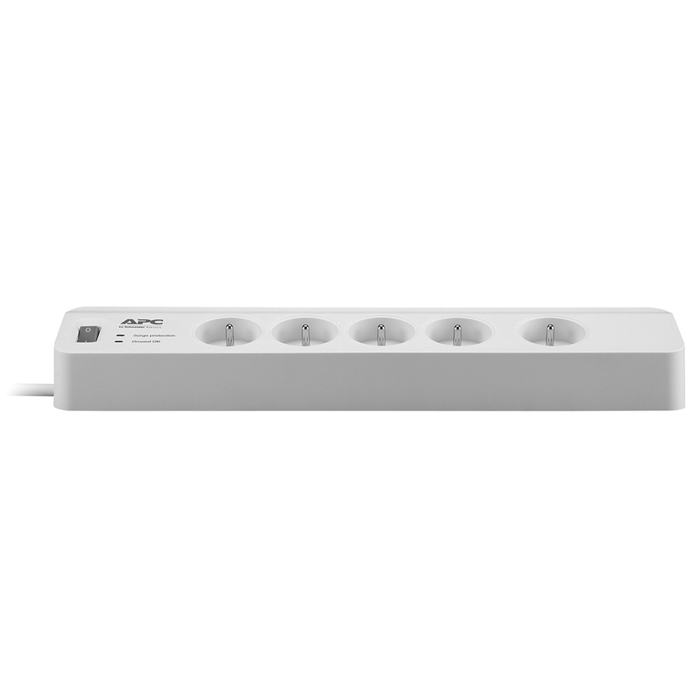 Power Strip APC PM5-FR Essential SurgeArrest, 5 Socket, White
