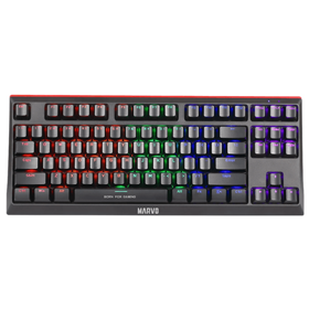 კლავიატურა Marvo KG953G EN-B, Wired, RGB, USB, Gaming Keyboard, Black