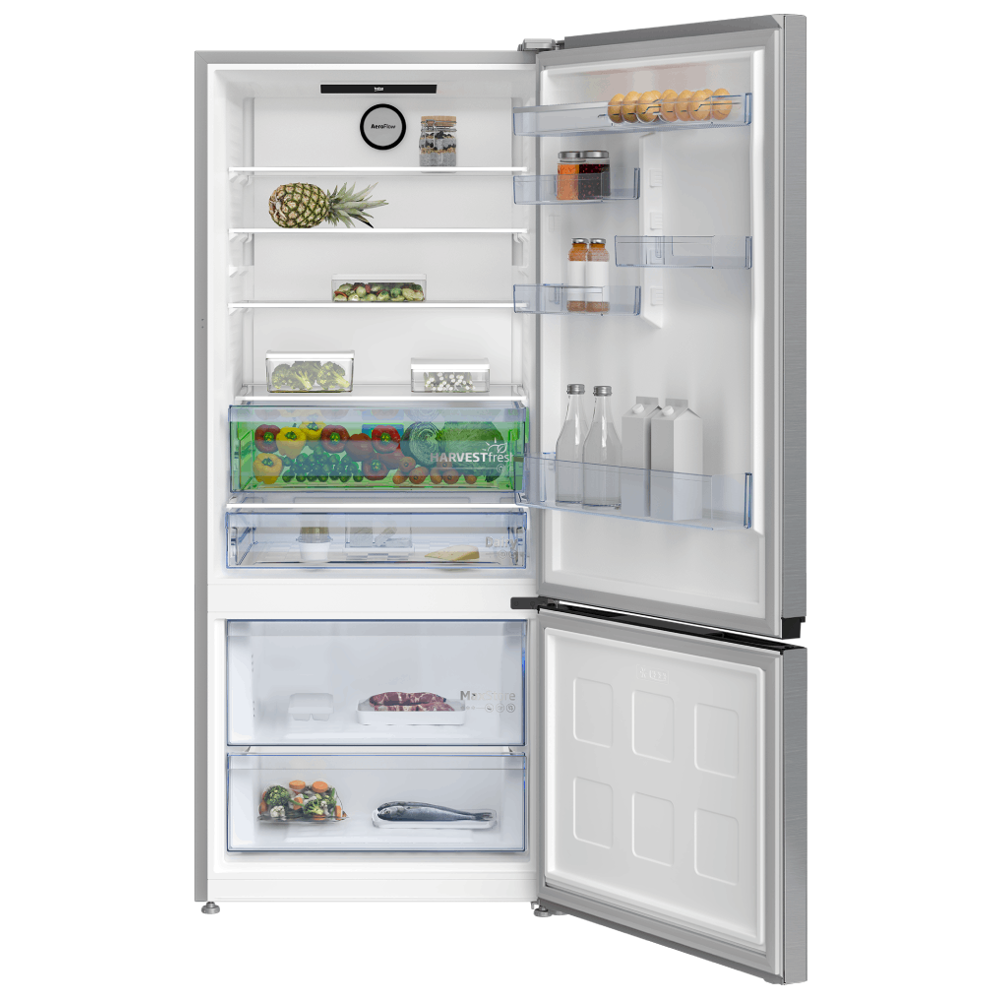 Refrigerator Beko B5RCNE66HXB, 590L, A++, No Frost, Grey