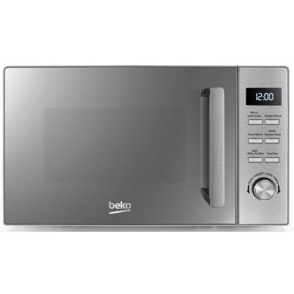 მიკროტალღური ღუმელი Beko MGF 20210 X, 800W, 20L, Microwave Oven, Grey