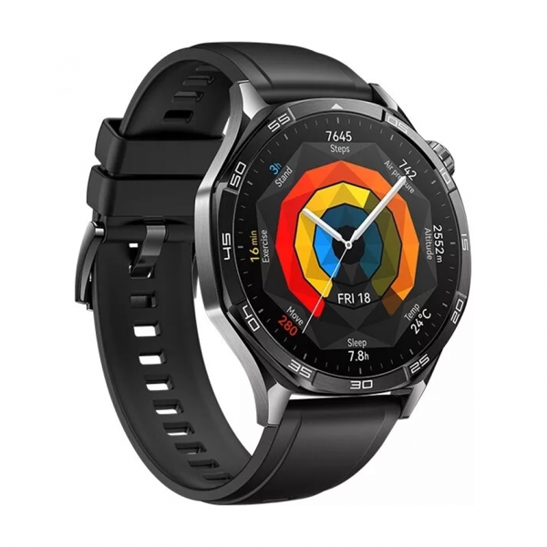 სმარტ საათი Huawei 55020DGL GT5, 1.43", Waterproof, Bluetooth, Smart Watch, Black