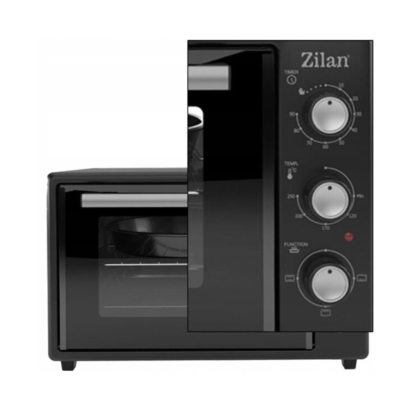 ელექტრო ღუმელი Zilan ZLN8894, 1800W, 35L, Electric Oven, Black