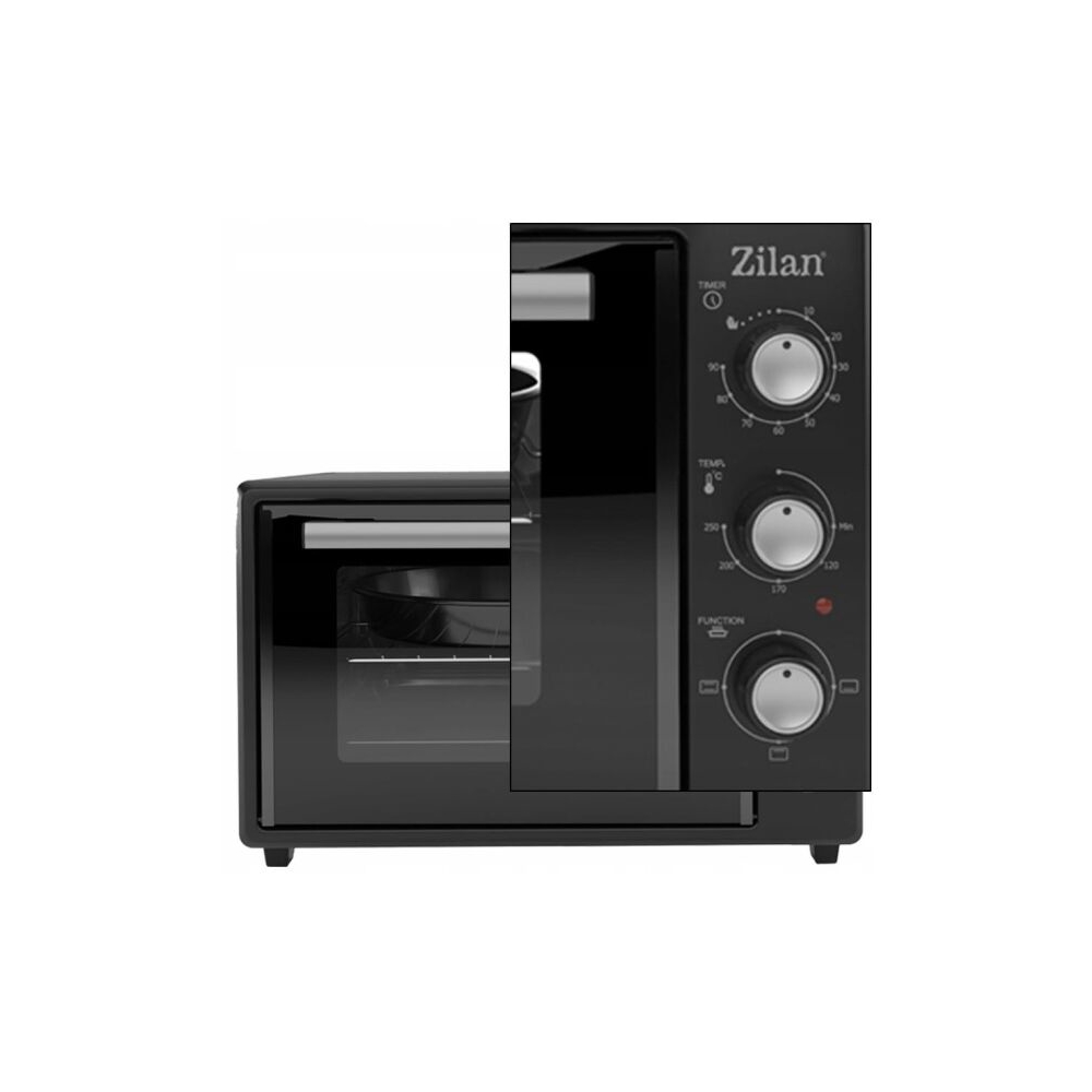 ელექტრო ღუმელი Zilan ZLN8894, 1800W, 35L, Electric Oven, Black