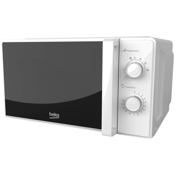 მიკროტალღური ღუმელი Beko MOC 20100 WFB, 700W, 20L, Microwave Oven, White