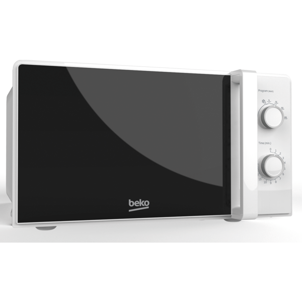 მიკროტალღური ღუმელი Beko MOC 20100 WFB, 700W, 20L, Microwave Oven, White