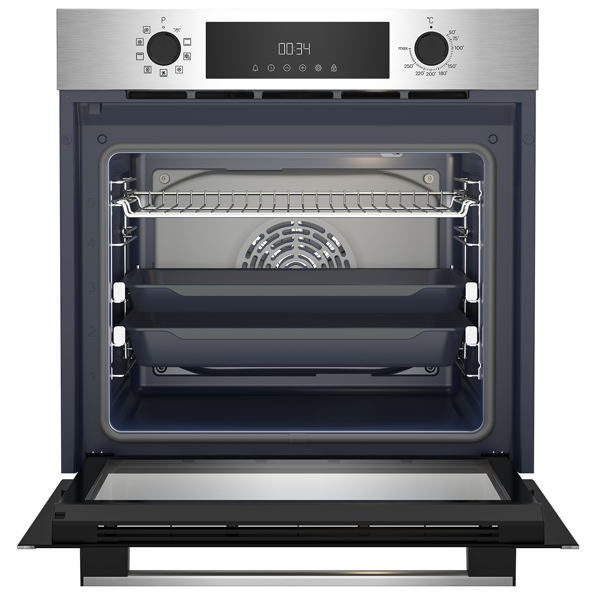 Built-In Electric Oven Grundig GEBM11301XC, 2600W, 72L, Stainless Steel