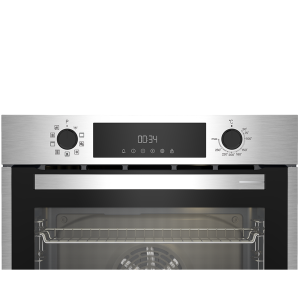 Built-In Electric Oven Grundig GEBM11301XC, 2600W, 72L, Stainless Steel