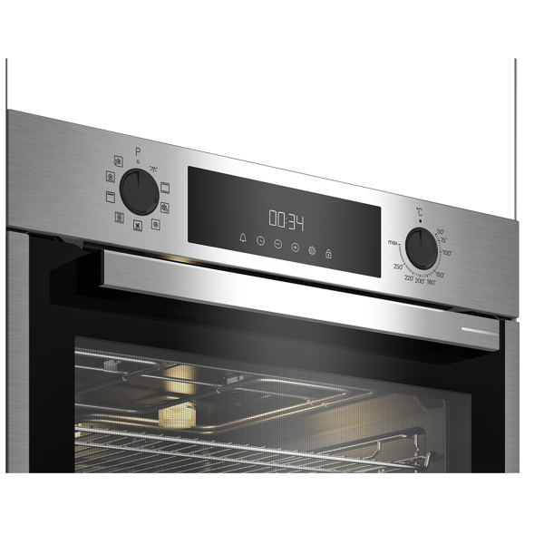 Built-In Electric Oven Grundig GEBM11301XC, 2600W, 72L, Stainless Steel