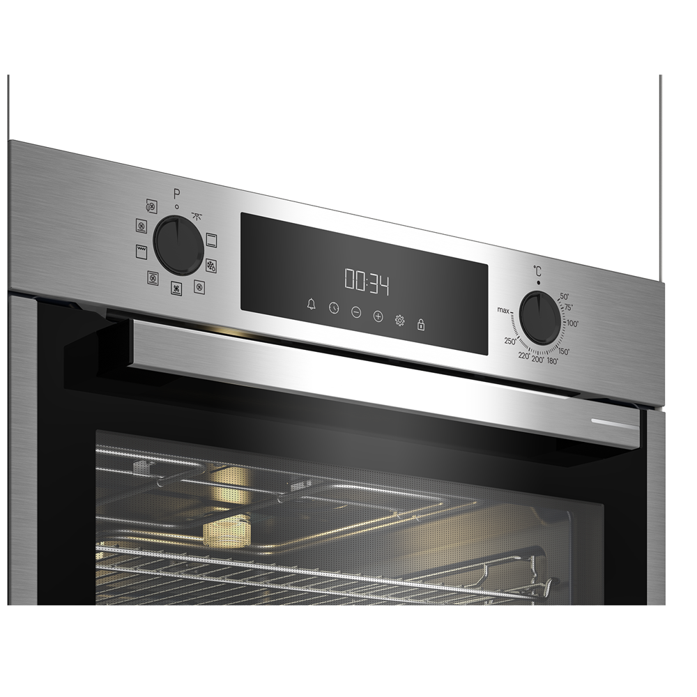 Built-In Electric Oven Grundig GEBM11301XC, 2600W, 72L, Stainless Steel