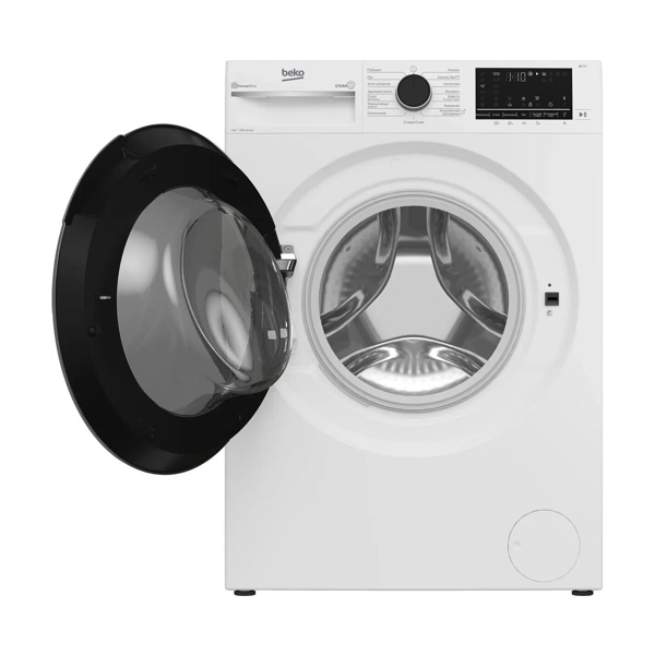 სარეცხი მანქანა Beko B3WFR572WB b300, 7Kg, A, 1200Rpm, 56Db, Washing Machine, White