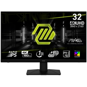 მონიტორი MSI 9S6-3DC79T-014 MAG 322UPF, 32", Monitor, UHD, IPS, HDMI, USB-C, USB, DP, Black