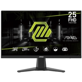 მონიტორი MSI 9S6-3BC11H-020 MAG 256F, 24.5", Monitor, FHD, IPS, HDMI, DP, Black