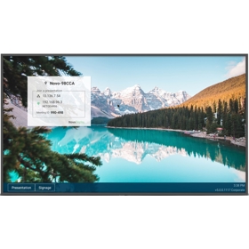 Digital Signage Display Vivitek DK433 NovoDisplay DK-3 series, 43", 4GB, 32GB, DSD 24/7, Black