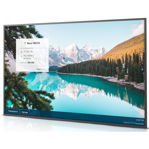 Digital Signage Display, Vivitek DK553 NovoDisplay DK-3 series, 55", 4GB, 32GB, DSD 24/7, Black