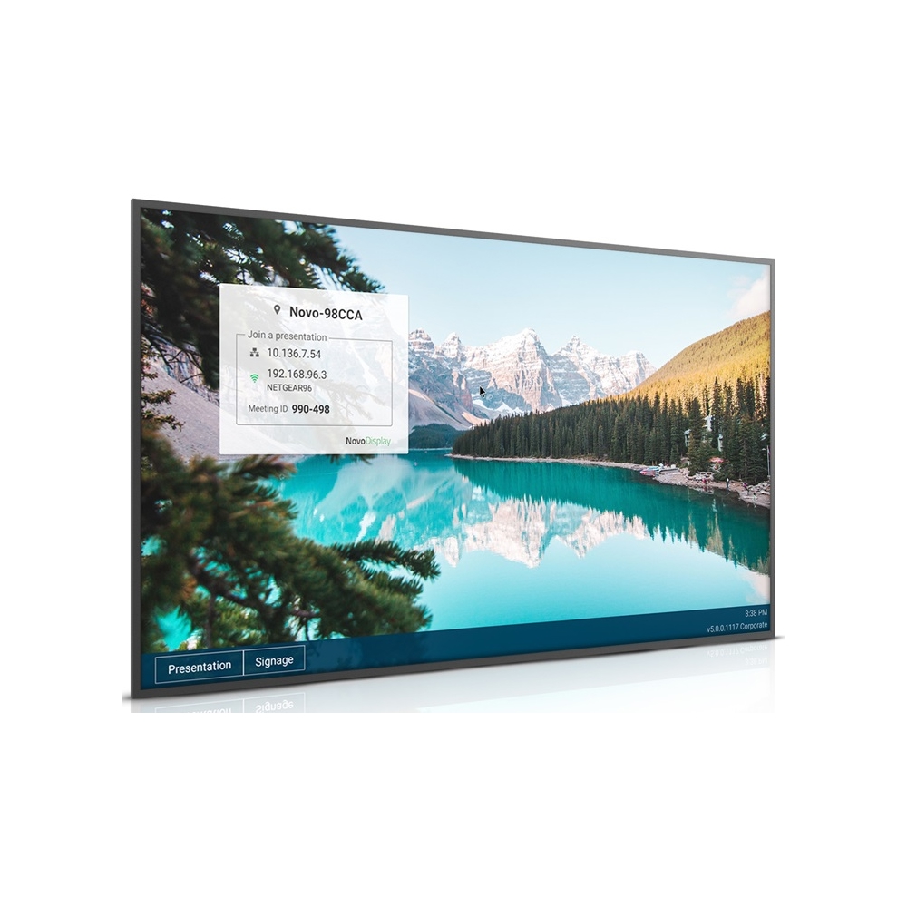 Digital Signage Display, Vivitek DK653 NovoDisplay DK-3 series, 65", 4GB, 32GB, DSD 24/7, Black