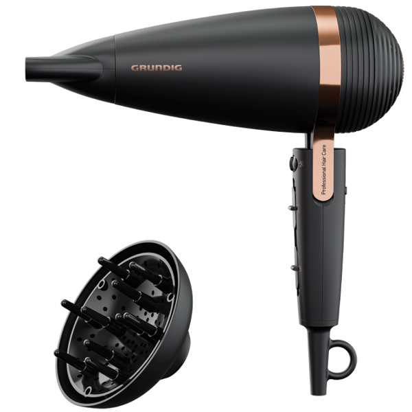 Hair Dryer, Grundig HD 8080, 2300W, Black