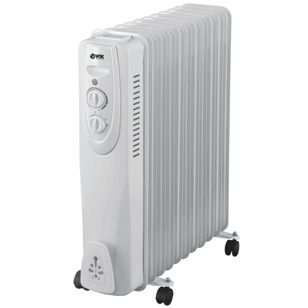 Oil Radiator, VOX OH4311, 2500W, 25m², White