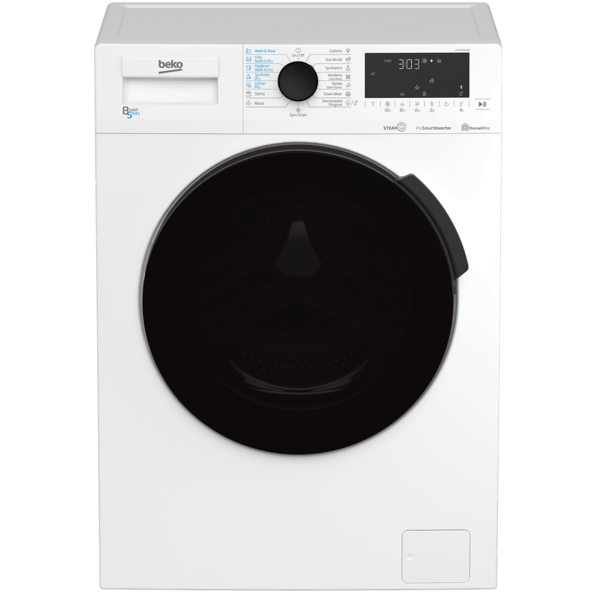 სარეცხი+საშრობი მანქანა Beko HTV 8716 X0 b300, 8Kg, D, 1400Rpm, Washing+Dryer Machine, White