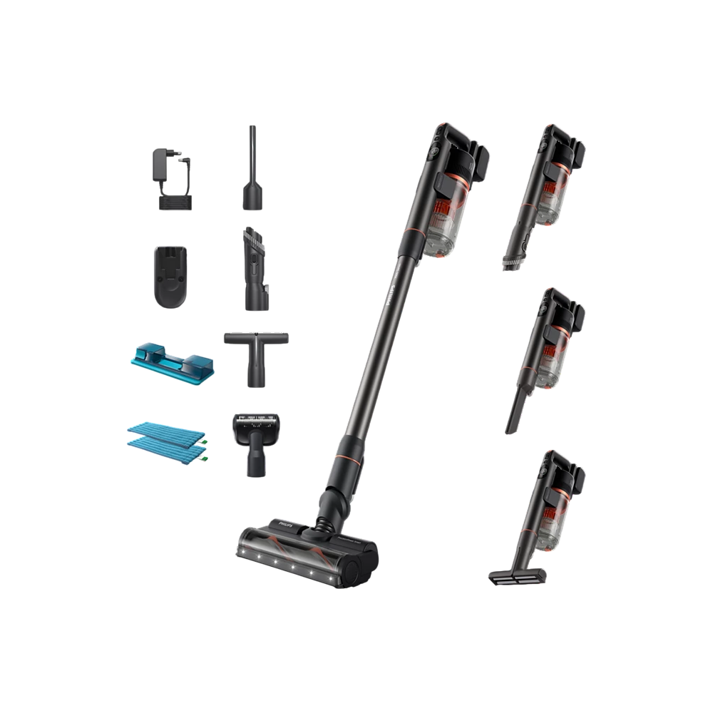 Vacuum Cleaner Philips XC7055/01, 0.6L, Black