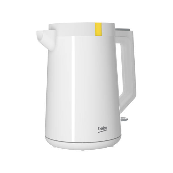 ელექტრო ჩაიდანი Beko WKM 4215 W, 2200W, 1.7L, Electric kettle, White