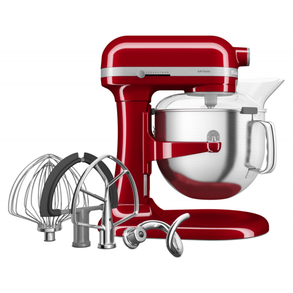 Mixer KitchenAid 5KSM70SHXEER Artisan, 375W, Red