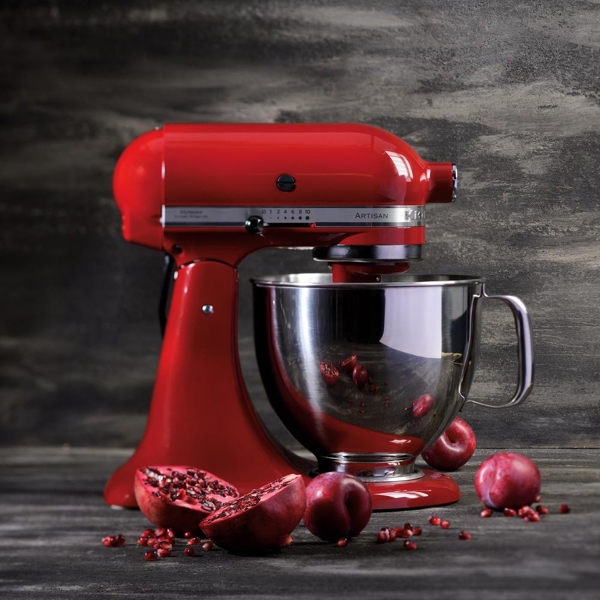 მიქსერი KitchenAid 5KSM125EER Artisan, 300W, Mixer, Empire Red