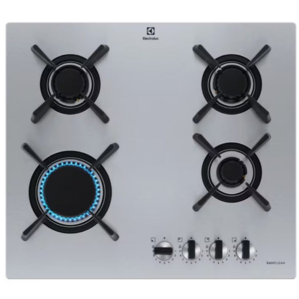 ჩასაშენებელი ქურის ზედაპირი Electrolux KGU643723Z, Built-in Gas Cooktop, Silver