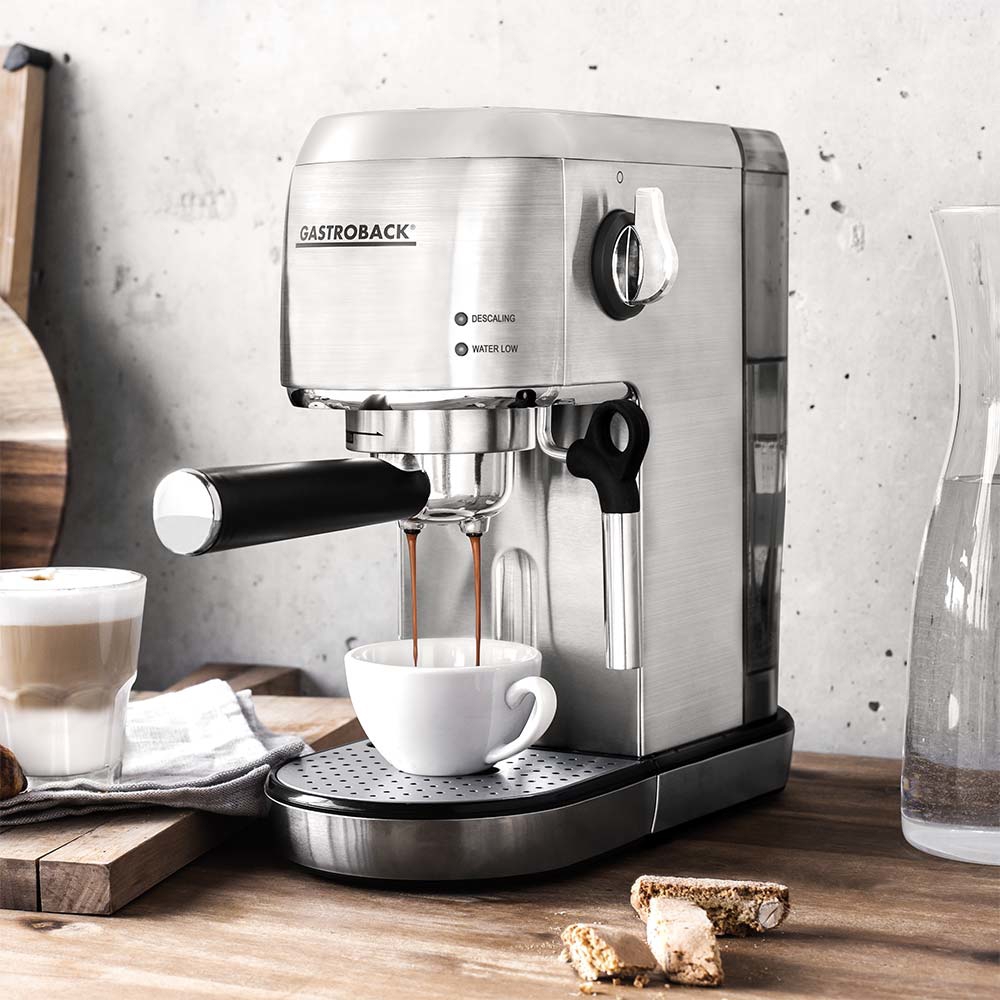 ყავის აპარატი Gastroback 42716 Piccolo, 1400W, 1.5L, Coffee Machine, Silver