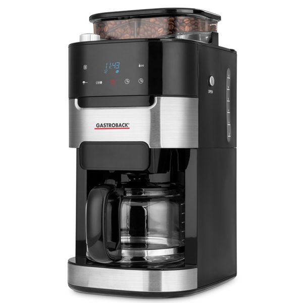 ყავის აპარატი Gastroback 42711 Grind&Brew Pro, 900W, 1.5L, Coffee Machine, Black