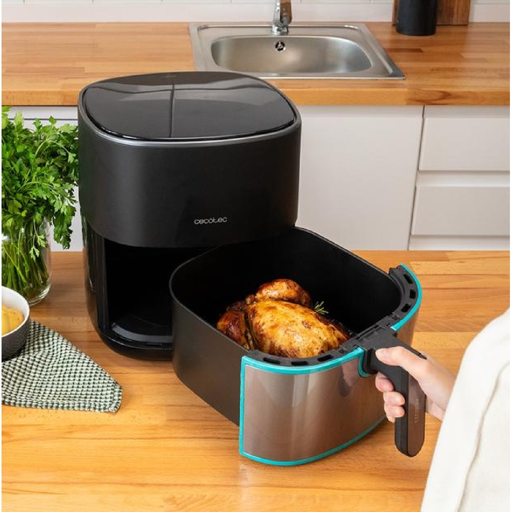 აეროგრილი Cecotec 4966 Cecofry Fantastik Inox 6500, 1700W, 6.5L, Air Fryer, Black