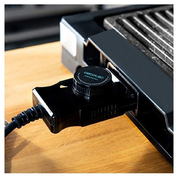 Grill Cecotec 3096 Plancha De Cocina, 2000W, Black