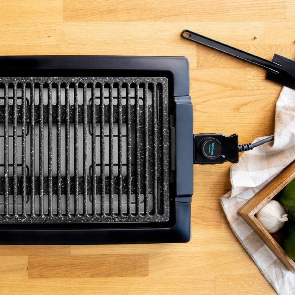 Grill Cecotec 3096 Plancha De Cocina, 2000W, Black