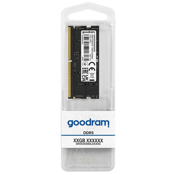 RAM Goodram GR4800S564L40/32G, RAM 32GB, DDR5 SO-DIMM, 4800 MHz