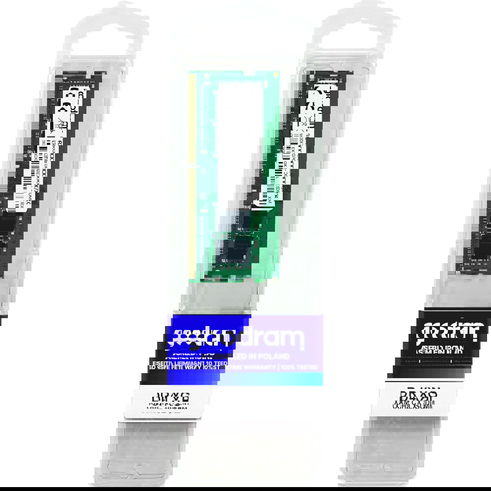 RAM Goodram GR3200S464L22S/8G, RAM 8GB, DDR4 SODIMM, 3200 MHz